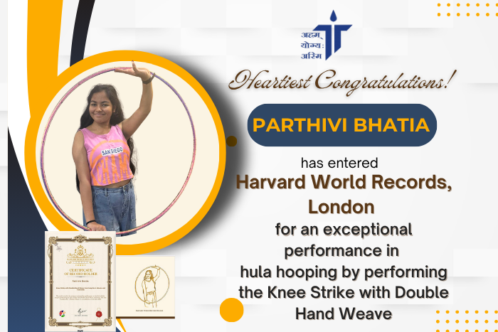 Parthivi Bhatia Sets Harvard World Record for Exceptional Hula Hooping Performance